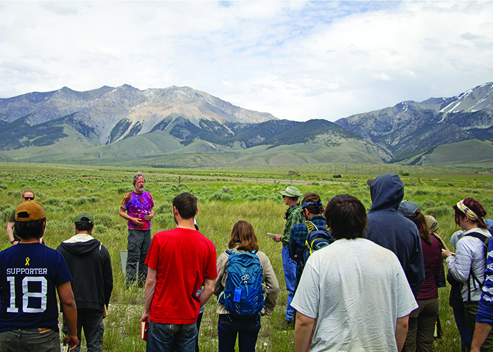 Don Fisher at Field Camp